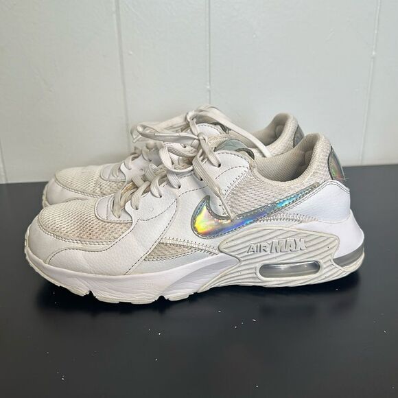 NIKE AIR MAX EXCEE WHITE IRIDESCENT Sneakers Shoes Women's size 7 - Picture 2 of 7